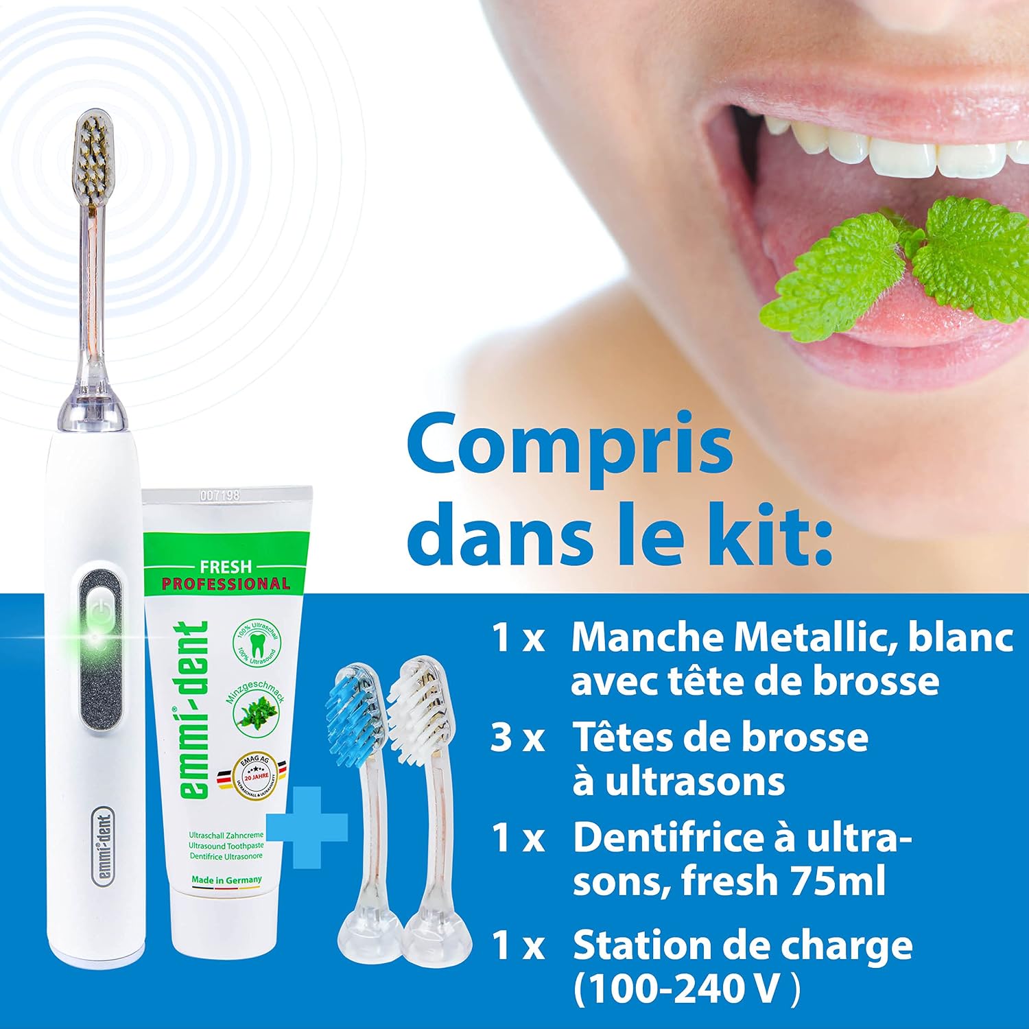 Brosse à dents électrique à ultrasons pour dents sensibles 6 Brosse à dents électrique à ultrasons pour dents sensibles – Image 6
