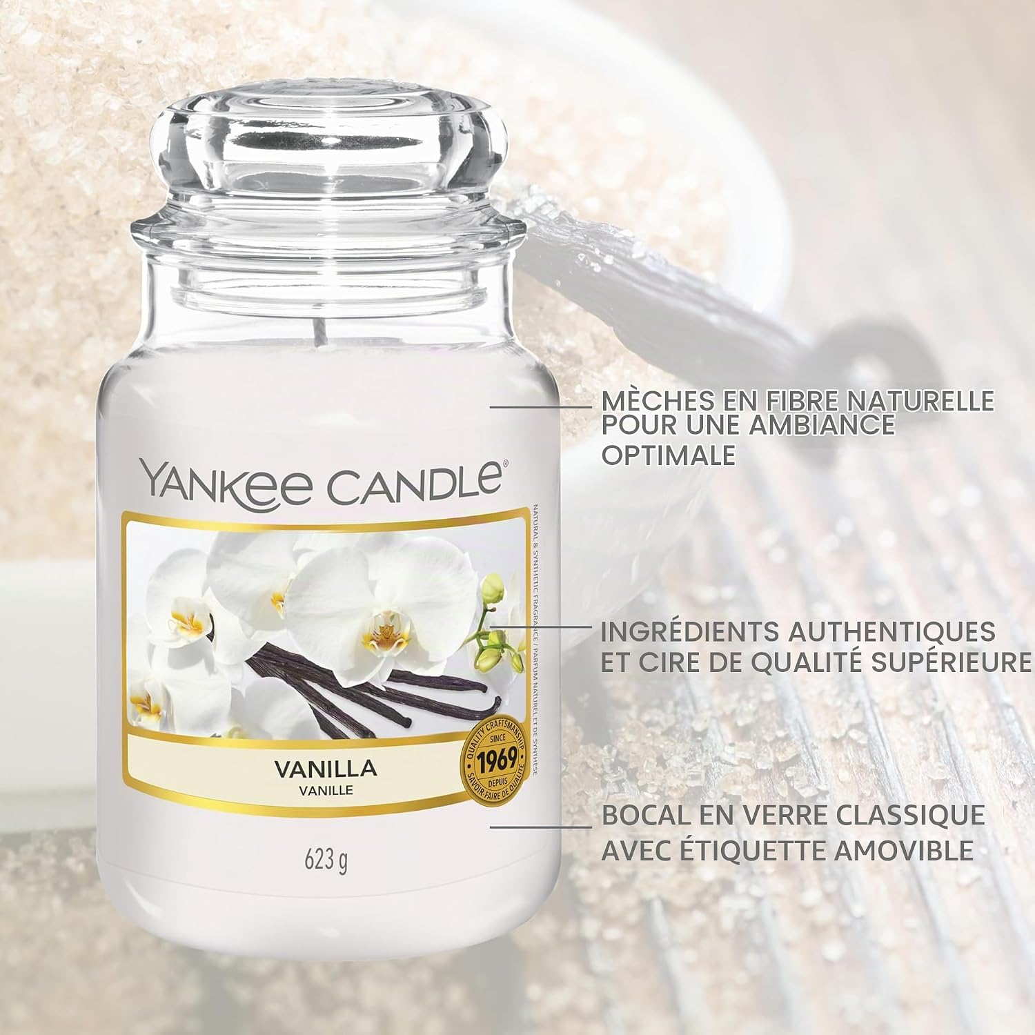 Vanille en bougie parfumée pour ambiance douce 4 Vanille en bougie parfumée pour ambiance douce – Image 4