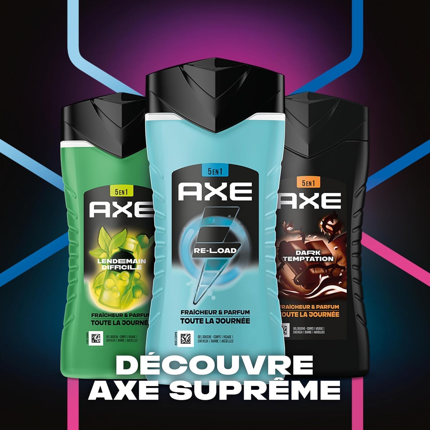 Axe gel douche homme 5 en 1 pour un sentir frais 6 Axe gel douche homme 5 en 1 pour un sentir frais – Image 6