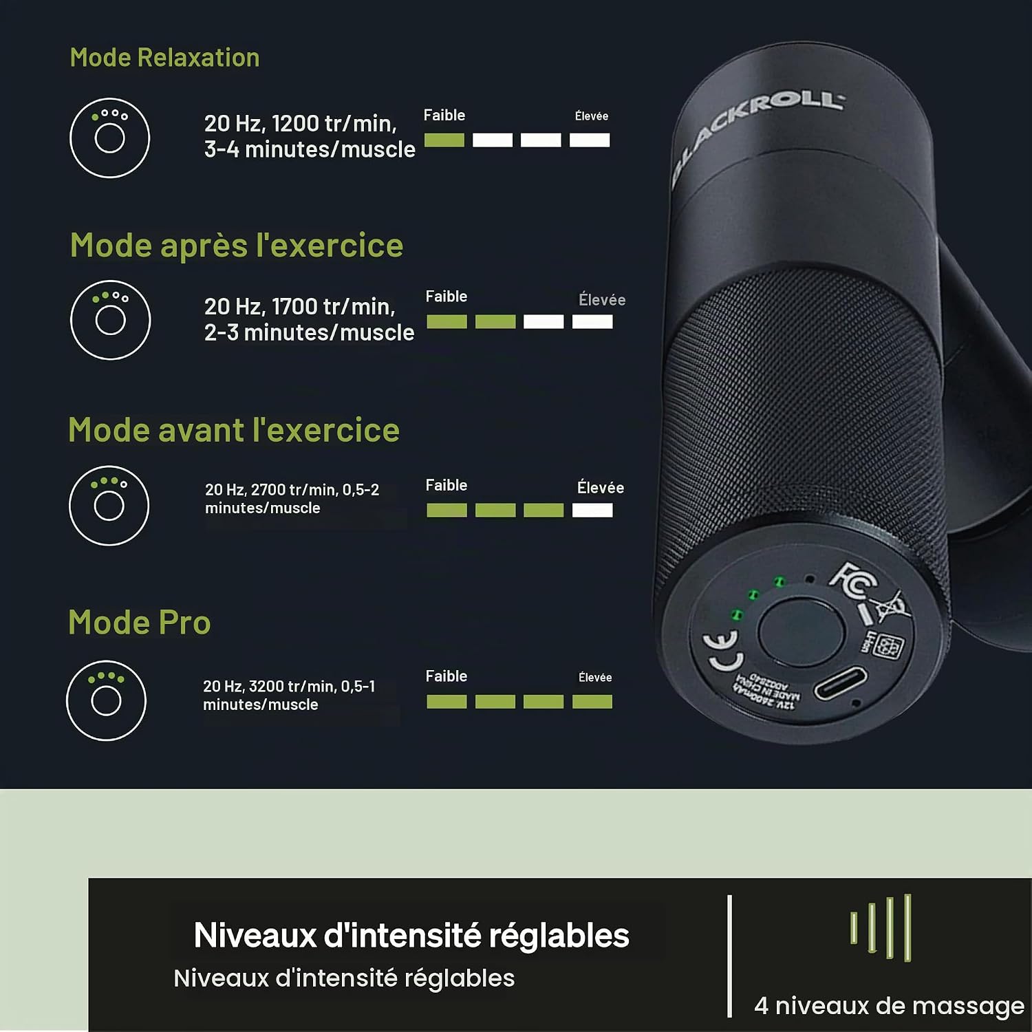 Pistolet de massage pour libérer la tension musculaire 2 Pistolet de massage pour libérer la tension musculaire – Image 2