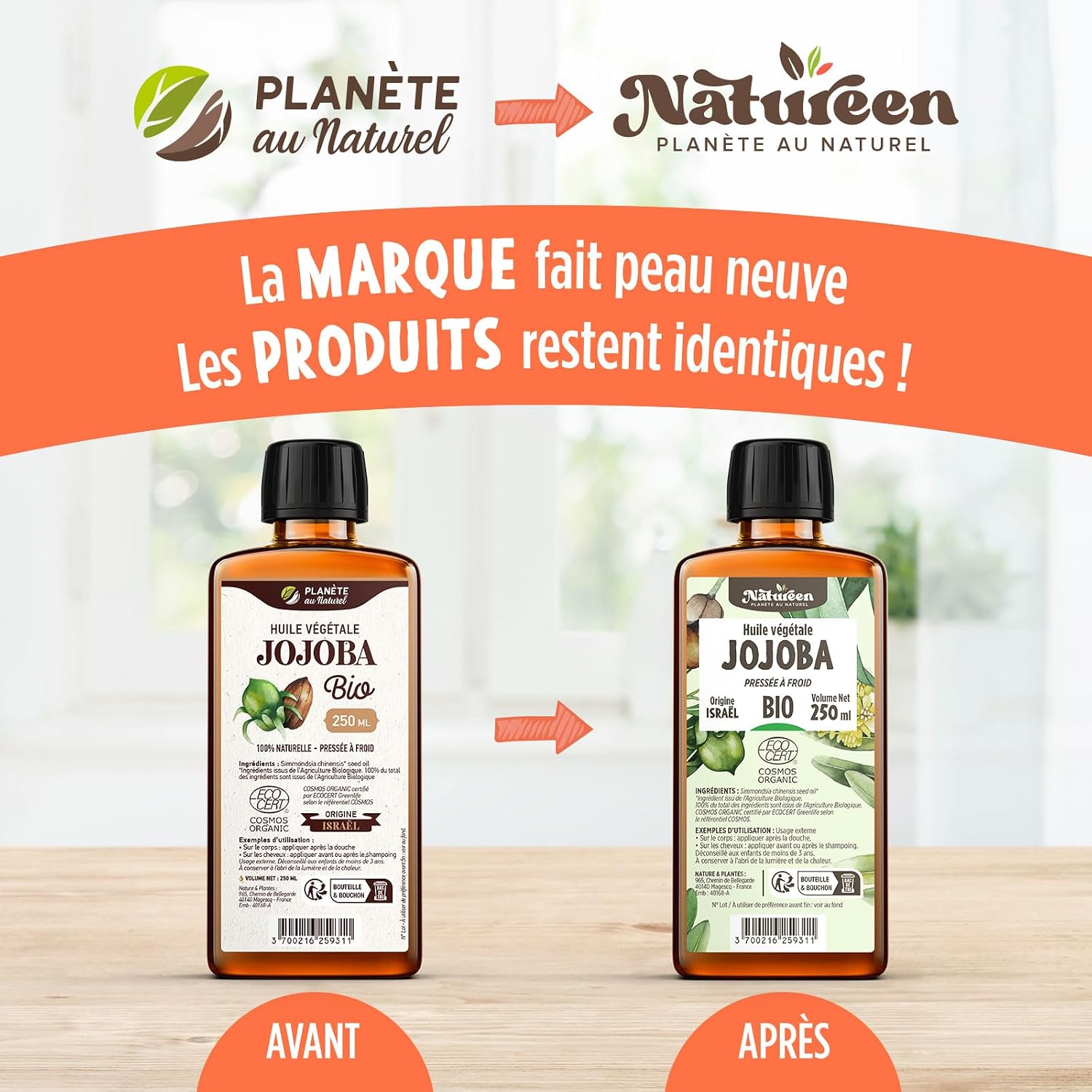 Huile de jojoba bio pour Corps et cheveux 2 Huile de jojoba bio pour Corps et cheveux – Image 2