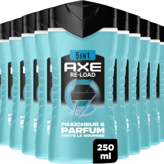 AXE Gel Douche Homme 5en1 ReLoad 12x250ml